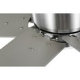 thumbnail image 6 of Progress Lighting Bexar 6-Light Flush Mount Ceiling Fan, Brushed Nickel, Reversible Silver/Dark Cherry Blades, Integrated LED, 6 of 22