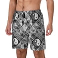 thumbnail image 1 of Fotbe Yin Yang With Black And White Traje de Baño para Hombre – Shorts de Natación de Secado Rápido con Forro y Bolsillos-X-Large, 1 of 6