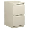 thumbnail image 3 of HON H33820R.L.S 15 in. x 19.88 in. x 28 in. 2-Drawer Brigade Mobile Pedestal - Letter, Charcoal, 3 of 4