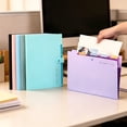 thumbnail image 6 of Green Expanding File Folder, Accordion File Organizer with Pocket, Expandable Document Paper Receipt Holder for Office Hospital, 10X13In, 1Pcs, 6 of 9