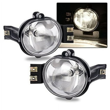 Fog Lights Pair Bulb Fit for Dodge Ram 1500 2500 3500 2002-2008/Dodge Durango 2004-2006 Driving Fog Lamps
