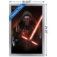 thumbnail image 3 of Star Wars: The Force Awakens - Kylo Ren Wall Poster, 14.725" x 22.375", Framed, 3 of 5