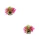 thumbnail image 3 of Methold 10 piezas de frescura en pecera ecológica y de bajo mantenimiento decoración de acuario pecera decoración Artificial CX11Winde rojo CX11Rojo Viento 2piezas, 3 of 6