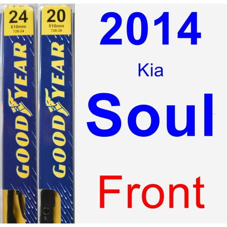 2014 Kia Soul Wiper Blade Set/Kit (Front) (2 Blades) -