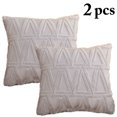 thumbnail image 2 of Throw Pillow Cover Plush: 2PCS Modern Pillow Case Cushion Cover Pillow Protector, 2 of 10