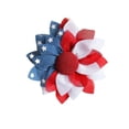 thumbnail image 2 of Cadancy Patriotic Wreath Independence Day Decorations Burlap Flower Front Door Hanging Decor 4th of July American Festival Home Porch Garland Holiday Wall Ornament, 2 of 7