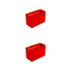 thumbnail image 1 of Guardurnaity Organizador de maquillaje multifuncional, práctico y práctico, de fieltro, bien organizado, bolsa de cosméticos de viaje, rojo S rojo Tamaño: 22*11*13cm 2Conjunto, 1 of 6