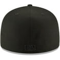 thumbnail image 4 of Men's New Era Black Texas Rangers Primary Logo Basic 59FIFTY Fitted Hat, 4 of 4