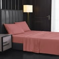 thumbnail image 1 of Bedding sheets, solid color brushed sheets, bed kasa home textile bed on four sets, 1 of 5