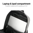 thumbnail image 3 of Travel carry on Backpack Business slim Sturdy Laptops Backpack, College School Computer Bag Gift for Men & Women Fits 15 Inch Notebook.Gray, 3 of 7
