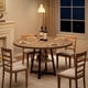 thumbnail image 2 of Yeshouse Mesa de comedor redonda de 47'' para 4 personas, mesa de cocina rústica, mesa de comedor moderna con patas de metal, mesa redonda para espacios pequeños para cocina y comedor, 2 of 9