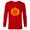 New Red, variant on Marvel Captain America Pumpkin Jack-O'-Lantern Halloween - Long Sleeve T-Shirt for Men - Customized-White