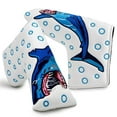 thumbnail image 3 of Waterproof Golf Putter Headcover PU Club Blade Blade Putt Head Cover Protective Sleeve, 3 of 9