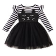 thumbnail image 4 of Baby Girls Long Sleeve Tutu Tulle Dresses Cat Costume Cosplay Costume Toddler Girls Halloween Outfits Size 2-3 Years, 4 of 7