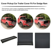Four-Fold Hard 6.5feet Tonneau Cover Pickup Car Trailer Cover Fit For Dodge Ram 2002-2018 Vehicles Accessories