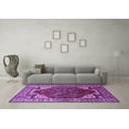 thumbnail image 3 of Ahgly Company Indoor Rectangle Oriental Purple Industrial Area Rugs, 7' x 10', 3 of 4