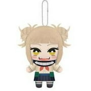 6.5" Brown and Black My Hero Academia 6 Toga Dangler Plush Figure