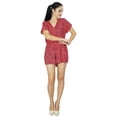 thumbnail image 1 of Bimba Combinaisons Courtes Décontractées pour Femmes Robe Indienne Imprimé Animal en Rayonne, 1 of 3