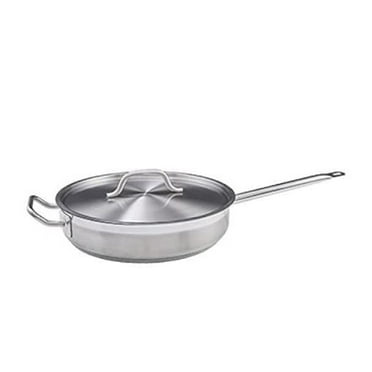 HeSLehs SSET-7, 7-Quart Premium Stainless Steel Saute Pan with Cover