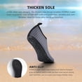 thumbnail image 3 of Water Shoes for Women Men Quick-Dry Aqua Socks Swim Beach Barefoot Yoga Exercise Wear Sport Accessories Pool Camping Must Haves Adult Youth Size, 3 of 13
