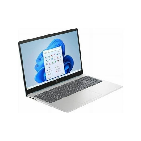 HP 15-fc0000 15-7H3D6UA 15.6" Touchscreen Notebook - HD - 1366 x 768 - AMD Ryzen 5 7520U Quad-core (4 Core) - 8 GB Total RAM - 8 GB On-board Memory - 256 GB SSD - Natural Silver - AMD Chip - Wind