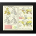 thumbnail image 2 of Newnes 17x15 Black Modern Framed Museum Art Print Titled - Industrial Global Currency British Isles, 2 of 5