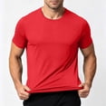thumbnail image 6 of Plus Size 5Xl Men's Athletic Shirt Quick Dry T Shirts Gym Workout Short Sleeve Lightweight Breathable Tees Performance Running Shirts, 6 of 8