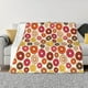 thumbnail image 1 of Fotbe Donut Manta de Franela con Estampado, Manta Ultrasuave para Cama, Sofá, Auto, Hipoalergénica y Antibolitas-40"x30", 1 of 6