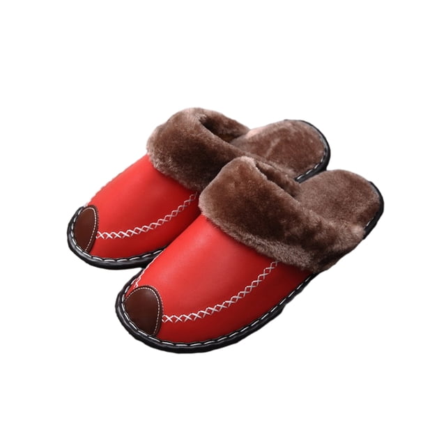 Qarigey Zapatillas de casa Suministros de invierno Calzado cálido Accesorios impermeables para el hogar Estilo coreano Mujer Hombre Suavidad Type3 NO3