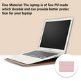 thumbnail image 2 of keepw PU Leather Laptop Storage Bag Portable Solid Color Stylish Replacement Soft Lining Notebook Computer Carrying Case Protector Pink, 2 of 2