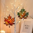 thumbnail image 3 of Billuyoard Decoraciones de otoño al aire libre Cuelga estos adornos de hoja de arce en cualquier lugar Accesorios decorativos para el hogar Kits de decoración para fiestas Verde, 3 of 6