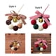 thumbnail image 5 of Colgante de corona de árbol de Navidad, decoración de árbol de Navidad, corona de bolas de fieltro, regalo artesanal, adorno colgante, decoración navideña para pared, 5 of 5