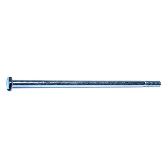 1/4"-28 x 6" Zinc Plated Grade 5 Steel Fine Thread Hex Cap Screws CSHS5-140