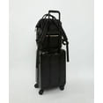thumbnail image 5 of Mochila de piel sintética para pañales con compartimento para ordenador portátil, escuela de viaje para mujeres y hombres, negro suave, 5 of 5