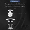 thumbnail image 4 of MYG Bathroom Drain Stopper Anti Clogging Easy Installation PopUp Sink Drain, 4 of 9