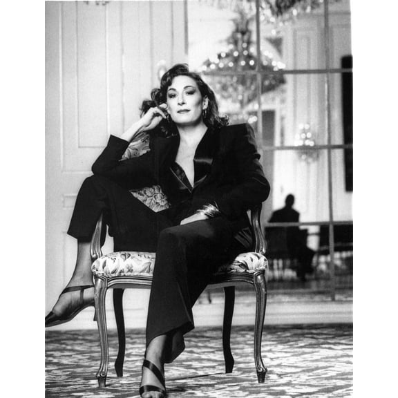Anjelica Huston Seated in Classic Photo Print (24 x 30)