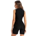 thumbnail image 2 of Yeahdor Womens One-piece Swimming Jumpsuit Romper Front Zipper Athletic Bodysuit Jumpsuit, 2 of 7