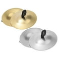 thumbnail image 1 of Luxshiny 2Pairs Traditional Finger Cymbals for Performance Assorted Color Finely Crafted Handheld Instrument, 1 of 8