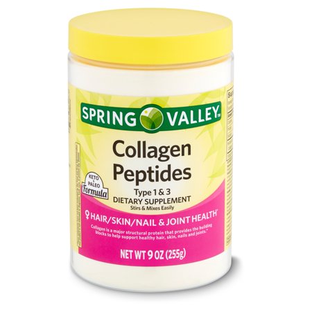 Spring Valley Collagen Peptides Type 1 & 3 Dietary Supplement, 9 oz