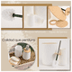 thumbnail image 3 of Set Juego Baño Goral Accesorio Accesorios Para Baño Baños 6 Lab.G blanco, 3 of 5