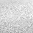 thumbnail image 3 of SUPERIOR Couvre-Lit Matelassé en Coton 100 % Fleur de Lis pour Lit Simple, Blanc, 3 of 5