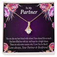 thumbnail image 2 of To My Partner Partner and Bestfriend Alluring Ribbon Necklace Message Card, 2 of 20