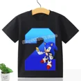 thumbnail image 3 of Camisetas de dibujos animados de Sonic The Hedgehogs para niños, camisetas con números del 1 al 9, camisetas estéticas para niños, camisetas de boutique para niños y niñas, camisetas de feliz cumpleañ, 3 of 5