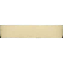 8 in. x 30 in. Kick Plate Polished Brass-Aluminum Adhesive Mount