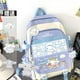 thumbnail image 3 of Sanrio-mochila de juguete de felpa Cinnamoroll para niño y niña, Bolsa Escolar Kawaii para estudiantes, ordenador grande, color negro, Y2k, azul, novedad, 3 of 4