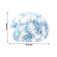 thumbnail image 3 of Efavormart Pre-Arranged Artificial Rose Wedding Centerpiece, Light Blue Silk Rose Flower Balls Arrangement Table Decor - 20", 3 of 5