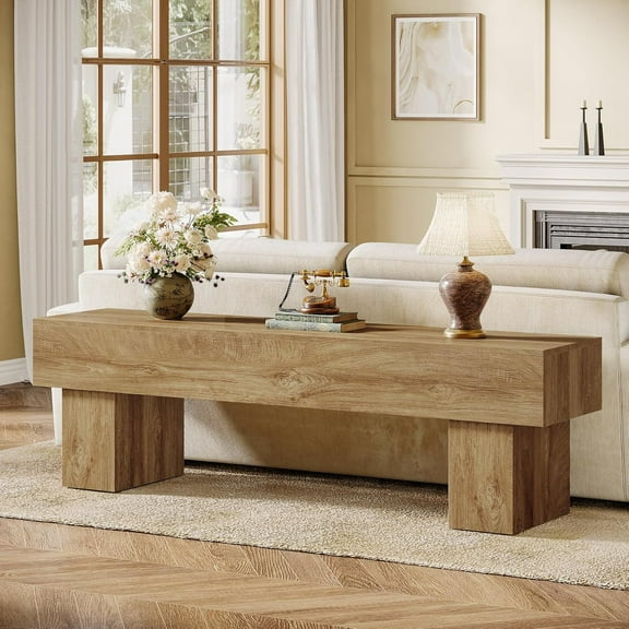 Tribesigns 63" TV Stand, Farmhouse Entertainment Center