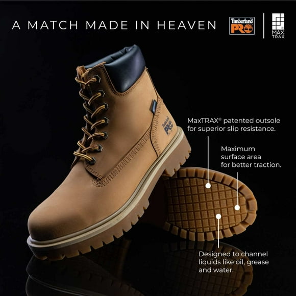 Timberland PRO 6-inch Direct Attach Men's Wheat Steel Toe Boot