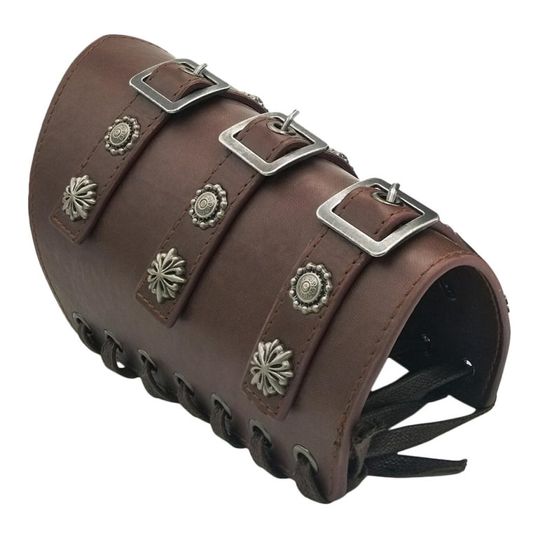 2 Pieces Nordic Medieval Bracers Party Costume Punk Bracer Knights