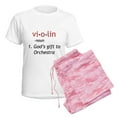thumbnail image 6 of CafePress - Definition Of A Violin Women's Light Pajamas - Women's Short Sleeve Print T-Shirt and Pants Light Cotton Pajama Set, 6 of 7